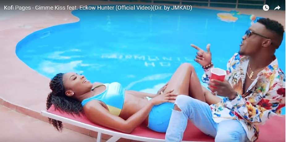 Kofi Pages - Gimme Kiss feat. Eckow Hunter Official VideoDir. by JMKAD