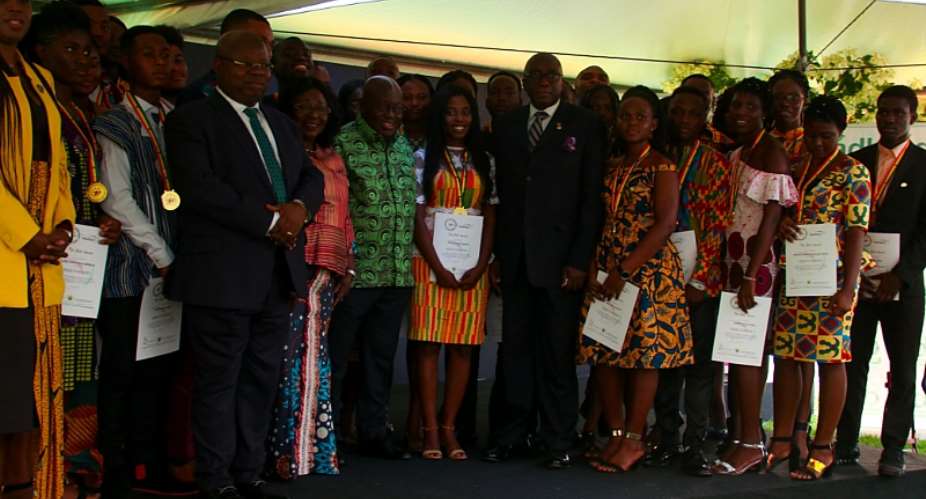 Akufo-Addo Honours 100 Young People With Head Of State Gold Awards