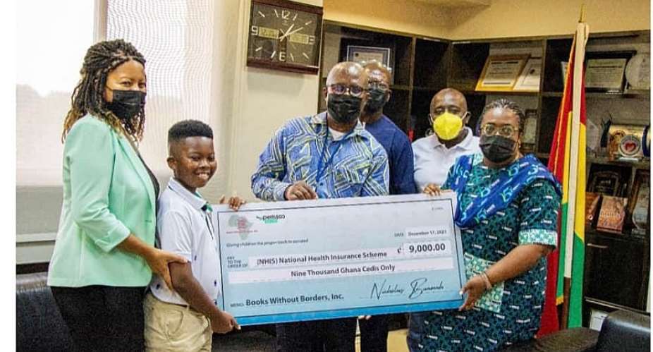 10-year-old boy donates Gh¢9k to NHIS for registration, renewal of children's expired card