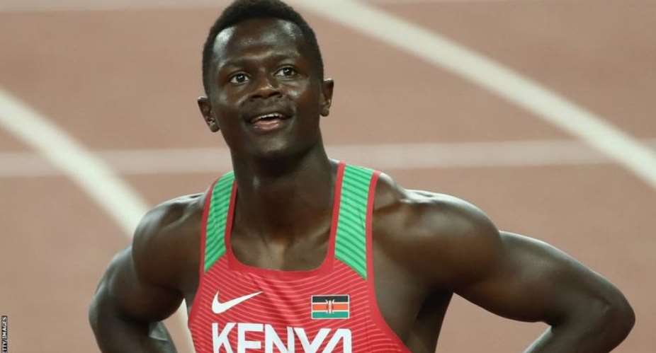 Sprinter Mark Otieno is one of the three Kenyan athletes to receive a ban from the Athletics Integrity Unit