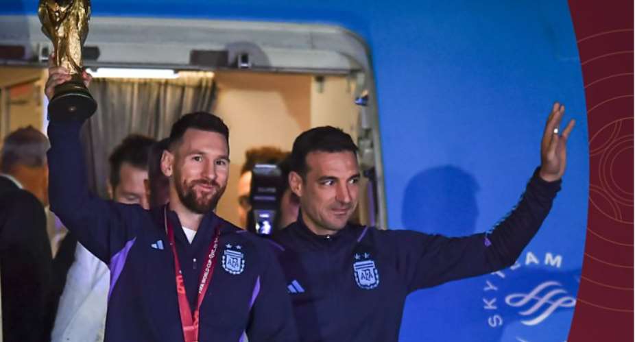 Argentina arrive in Buenos Aires after winning the 2022 World Cup