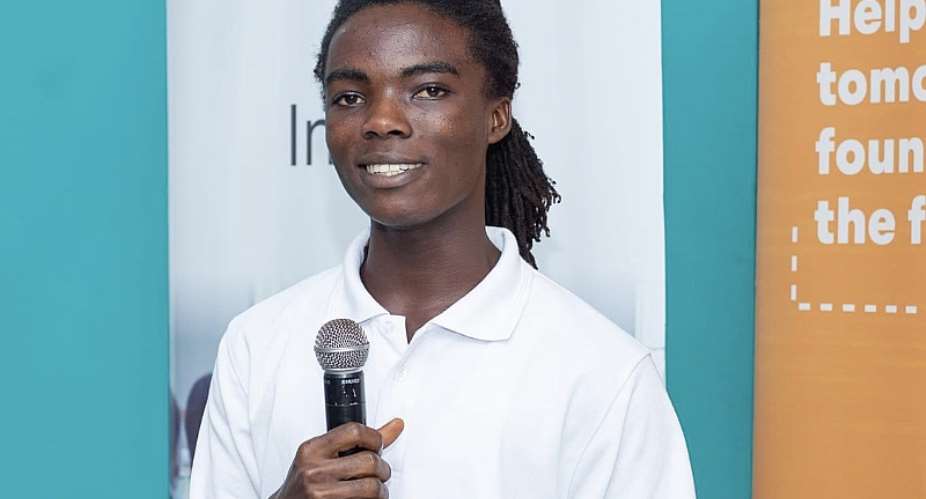 Tyrone Marhguy, recently completed Achimota SHS student