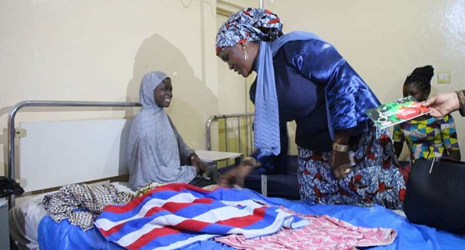 NPP Women's Organizer Supports Patients At Buipe Polyclinic