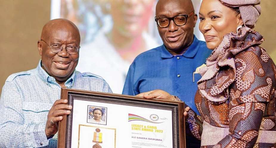 Samira Bawumia receives Duke of Edinburgh International Award