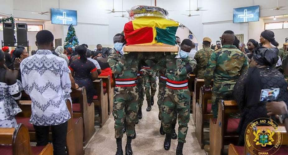 Tribute pours in for soldier killed in NAIMOS operation at Obuasi
