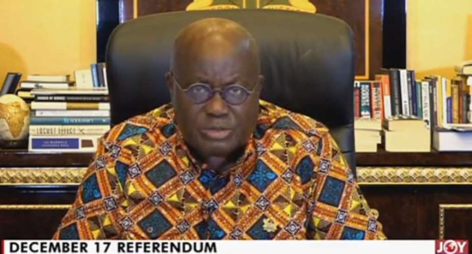 Anger Over Akufo-Addo's Withdrawal Of December Referendum Process