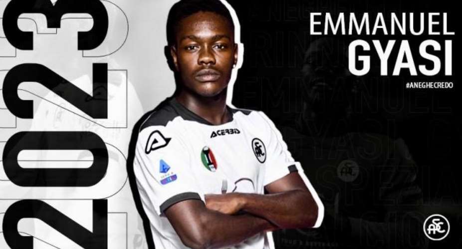 OFFICIAL: Winger Emmanuel Gyasi Signs Contract Extension Deal With Spezia Calcio
