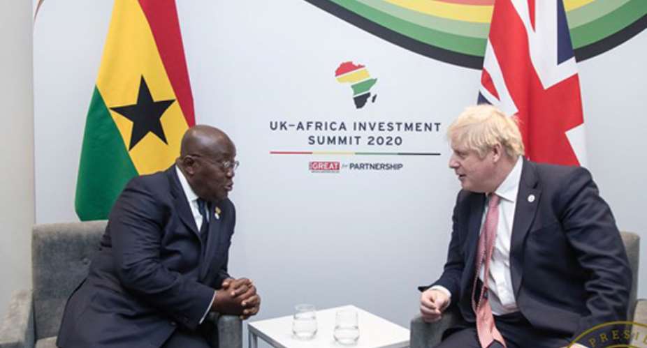 President Akufo-Addo interracting with Prime
