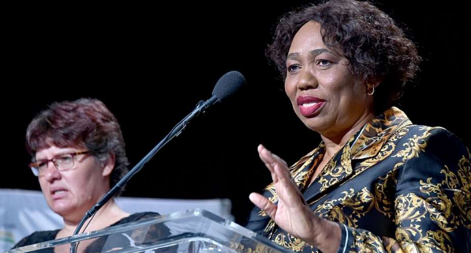 Basic Education Minister Angie Motshekga announces South Africaamp;39;s 2019 matric results and congratulates top achievers. - Source: