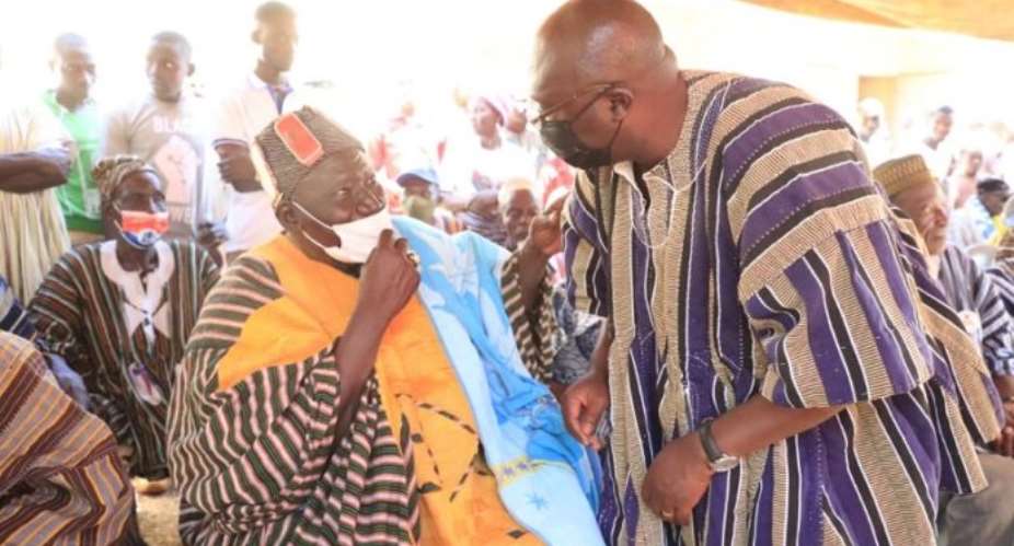 You are the kind of politician we're looking for — Gbankoni Chief tells Bawumia