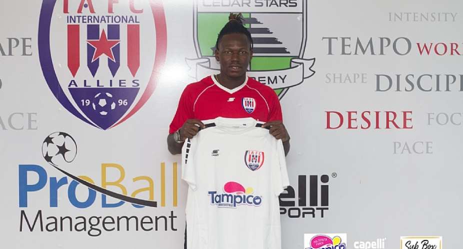 Attacker Richard Arthur delighted after sealing Inter Allies FC move