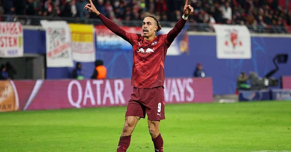 Leipzig beat Sporting for first Champions League win