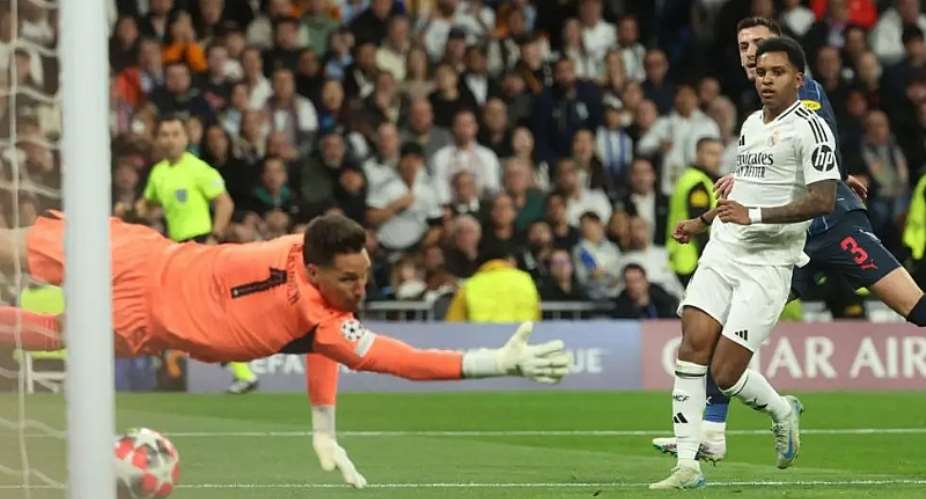Getty ImagesImage caption: Rodrygo has scored eight goals in nine games following his double against Red Bull Salzburg