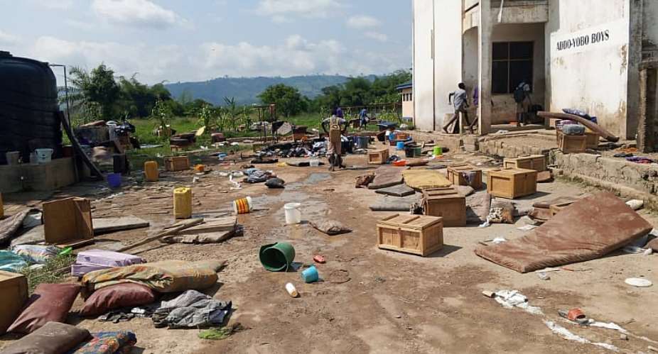 Kadjebi-Asato SHS dormitory blaze leaves students displaced