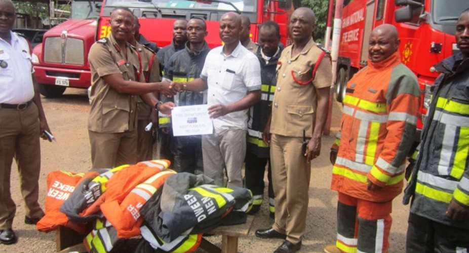 NGO Donates To Sunyani Fire Service