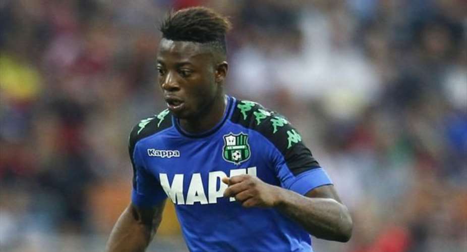 Promising Ghanaian right back Claud Adjapong scores debut goal for Sassuolo in Italian Serie A