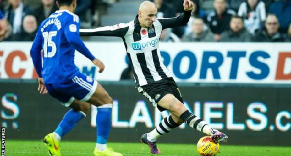 Jonjo Shelvey: Newcastle midfielder will not appeal against racial abuse ban
