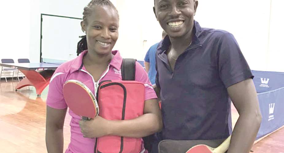 Ghana Table Tennis Duo Sharpen Skills In USA