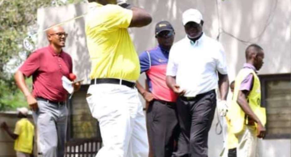 Scores Of Golfers Celebrate MD Of CAL Bank