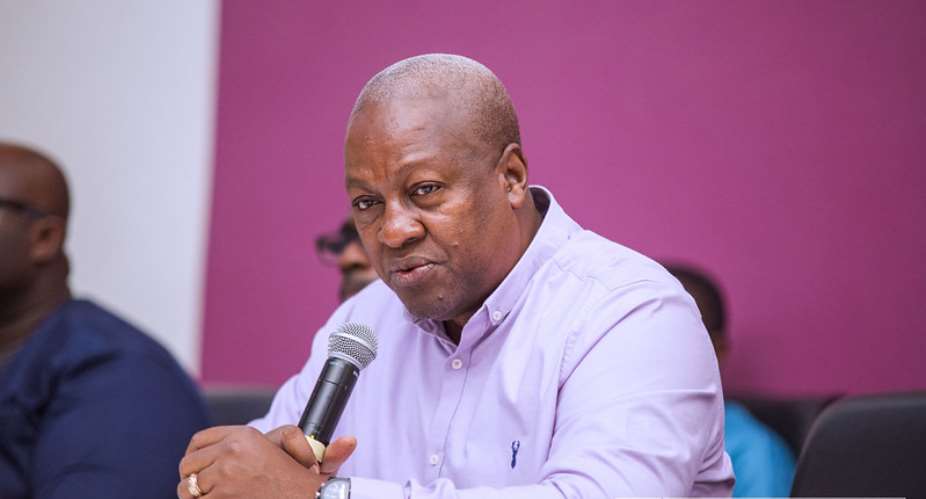 Mahama Reveal Plans To Tackle Corruption