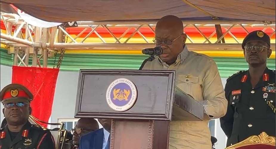 W/R: Akufo-Addo commissions Ghana Navy Forward Operating Base at Ezinlibo