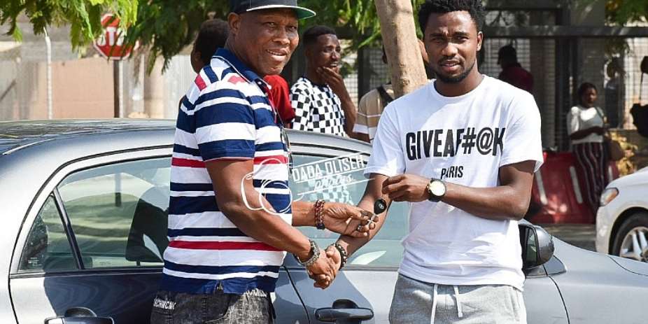 Samuel Tetteh Present Brand New Car To His Manager