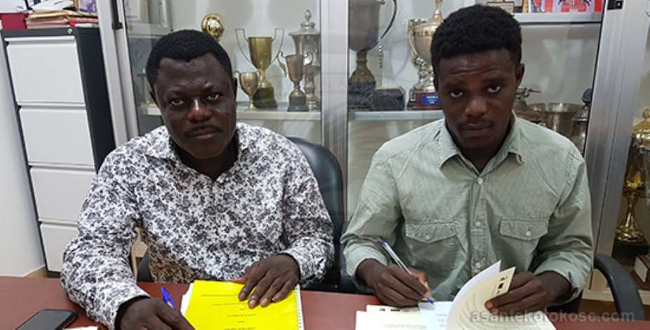 AWOL Medeama talisman Kwame Boahene signs for Asante Kotoko