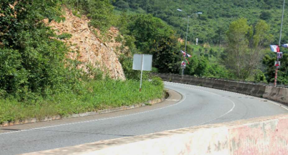 Peduase-Ayi Mensah road temporarily opened after rockfall incidents