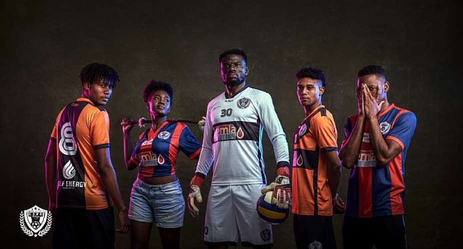 STUNNING: Legon Cities FC Unveil New Jerseys Ahead Of 201920 Ghana Premier League Season PHOTOS