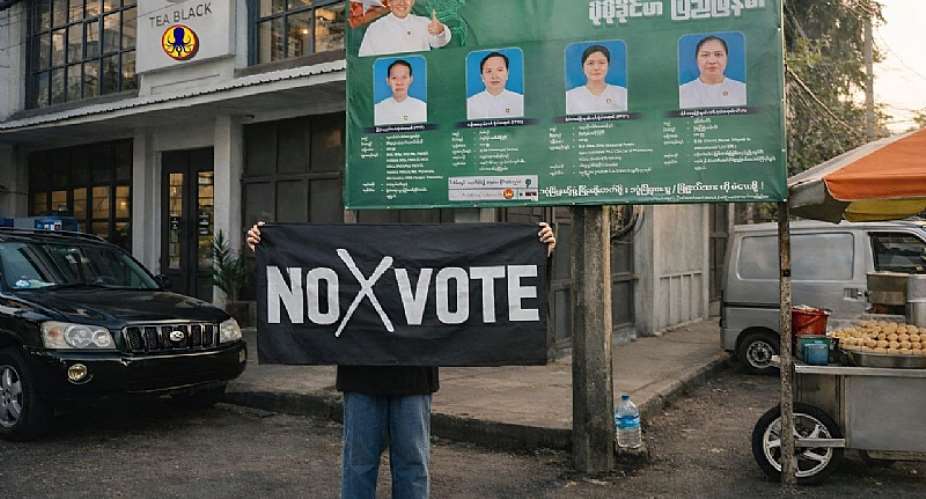 Myanmar stages first phase of polling with thin turnout