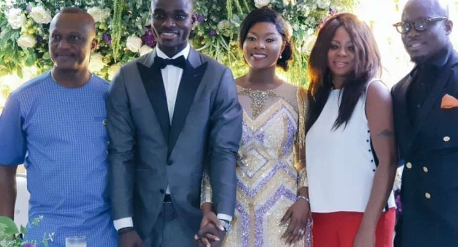 Black Stars Defender Jonathan Mensah Get Married To Longtime Girlfriend PHOTOS