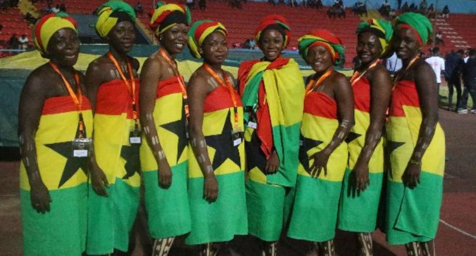 Photos: Ghana's female dance group gave an impressive display in Nigeria