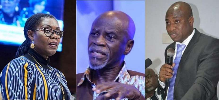 Mrs Ursula Owusu-Ekuful, Mr. Akoto Ampaw and Mr Murtala Mohammed