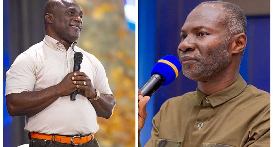 Reverend Kusi Boatengleft and Prophet Badu Kobi