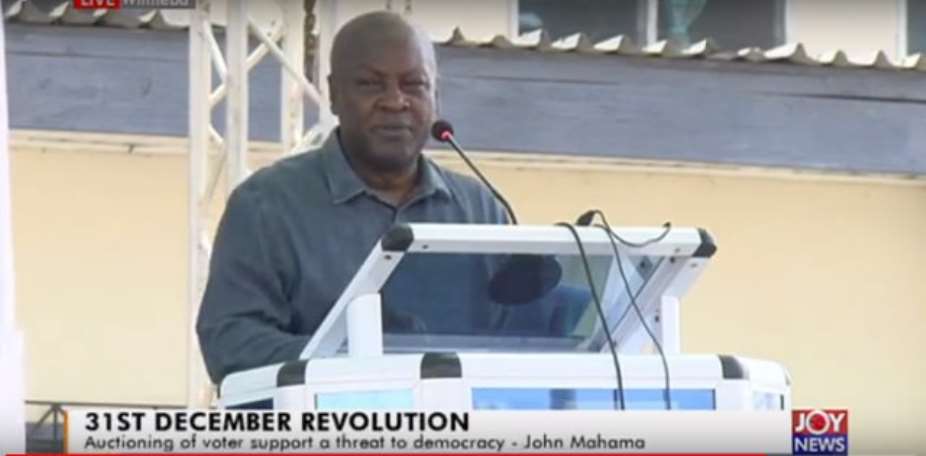 Flagbearer of the National Democratic Congress NDC, John Dramani Mahama