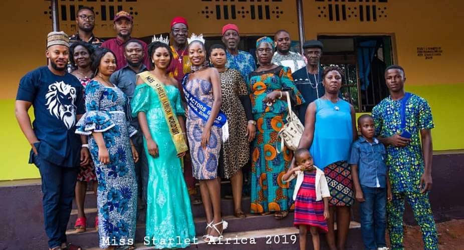 Miss Starlet Africa 2019 Donates Materials, Renovates Enugwu-Ukwu General Hospital