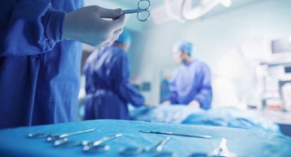 A hospital patient has died after being set on fire during surgery in Romania.