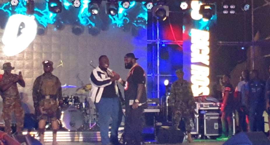 Video Detty Rave Concert Shines Struggling CJ Biggerman As He Perform With Rick Ross