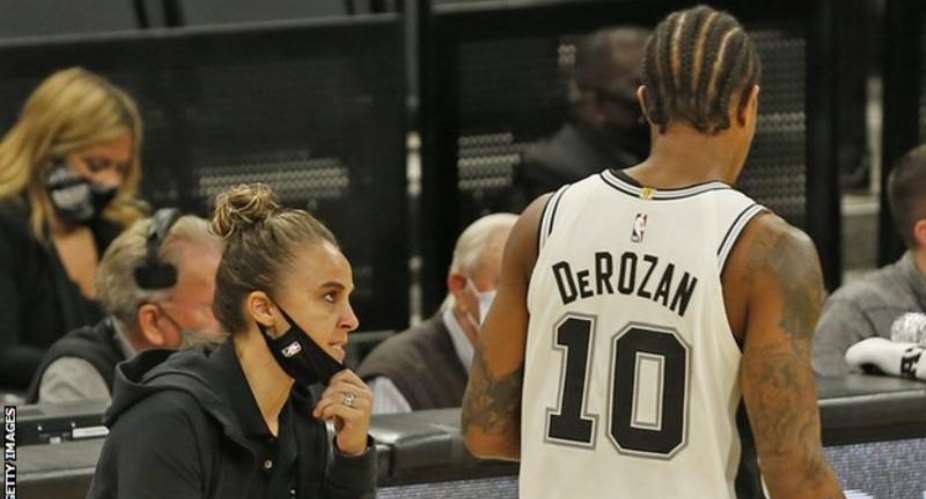 Becky Hammon played for the San Antonio Stars WNBA franchise, who have since become the Las Vegas Aces