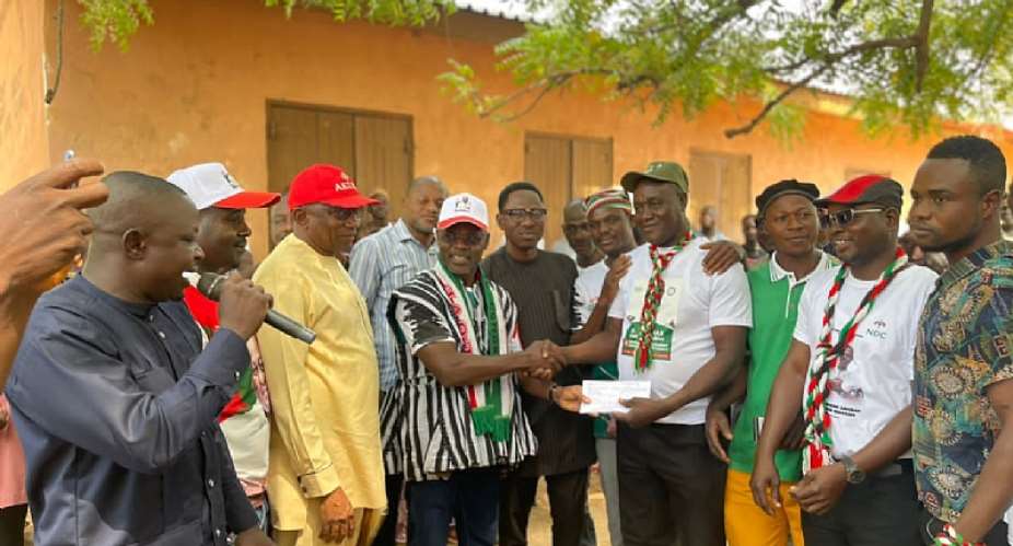 Garu MP-Elect Dr. Thomas W. Anabah rewards top Polling Stations and Electoral Areas for massive support