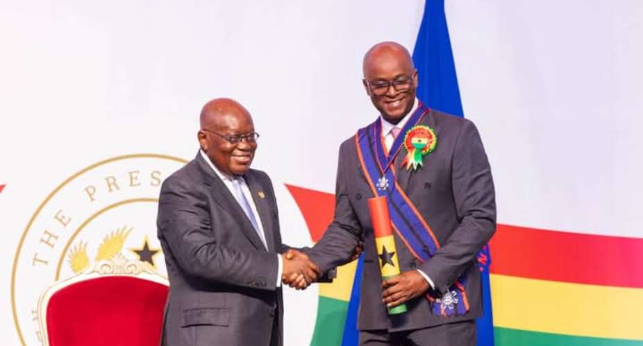 National Security Coordinator Edward Asomani given National Award