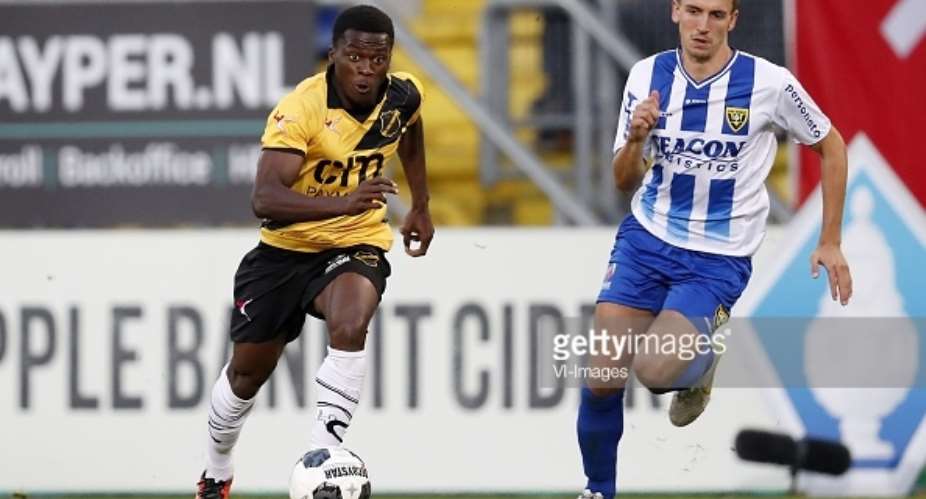 Manchester City loan star Thomas Agyepong on target for NAC Breda in Dutch second-tier