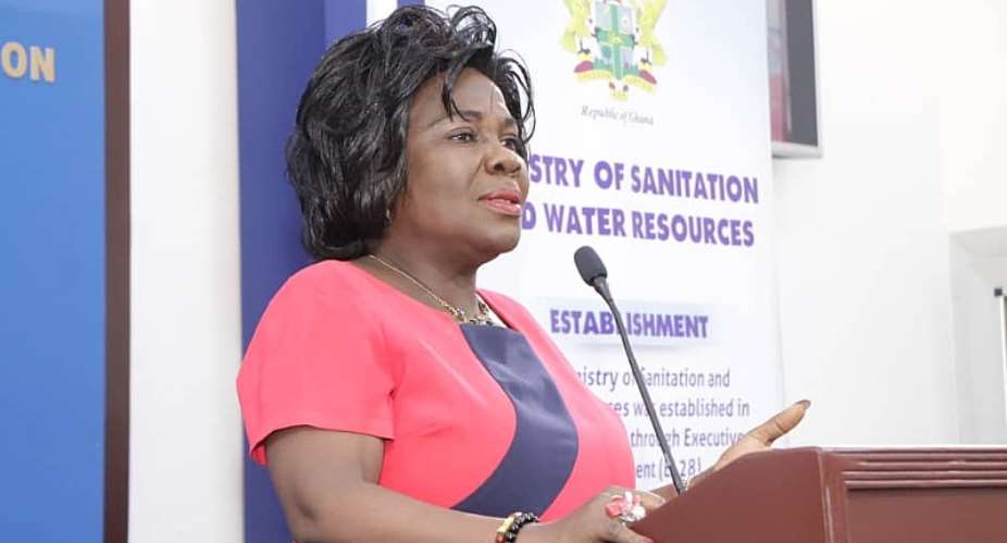 Minister for Sanitation and Water Resources, Hon. Cecilia Abena Dapaah