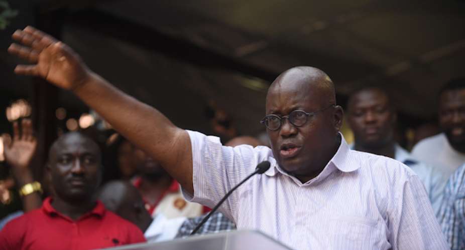 There are no more excuses to end poverty and corruption, says Akufo Addo, but what do we see in Ghana today? Photo credit: Ghana media