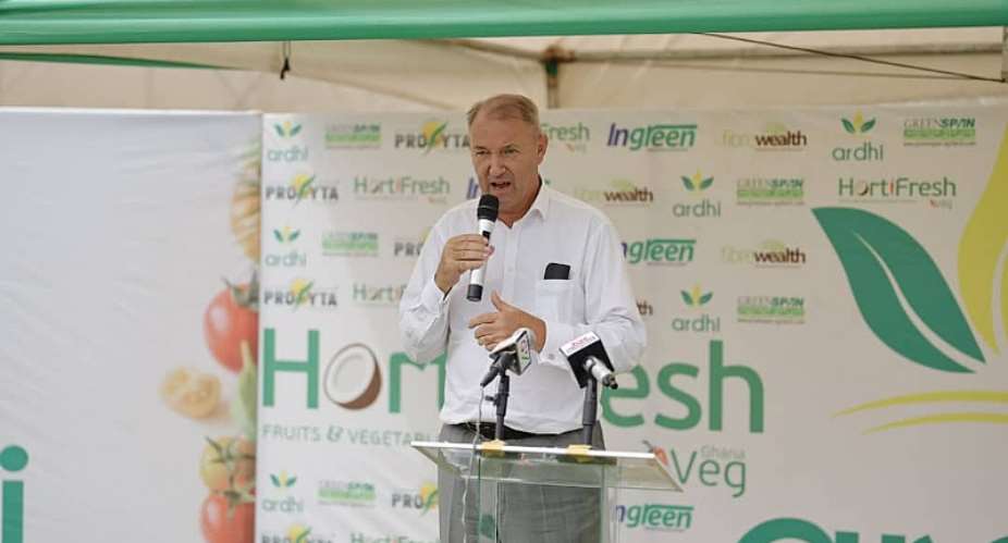 Akuse: Dutch Ambassador Joins Ardhi Investment Group, Hortifresh For Greenhouse Open Day