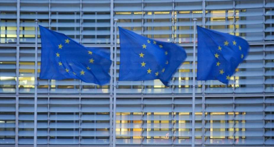 Three EU flags: EU decided to establish a Public Prosecutor's Office