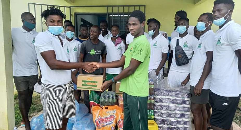 Elmina Sharks makes donation to Anglican Ministries Orphanage