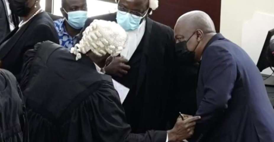 What is the real motivation of Mahama’s petition?