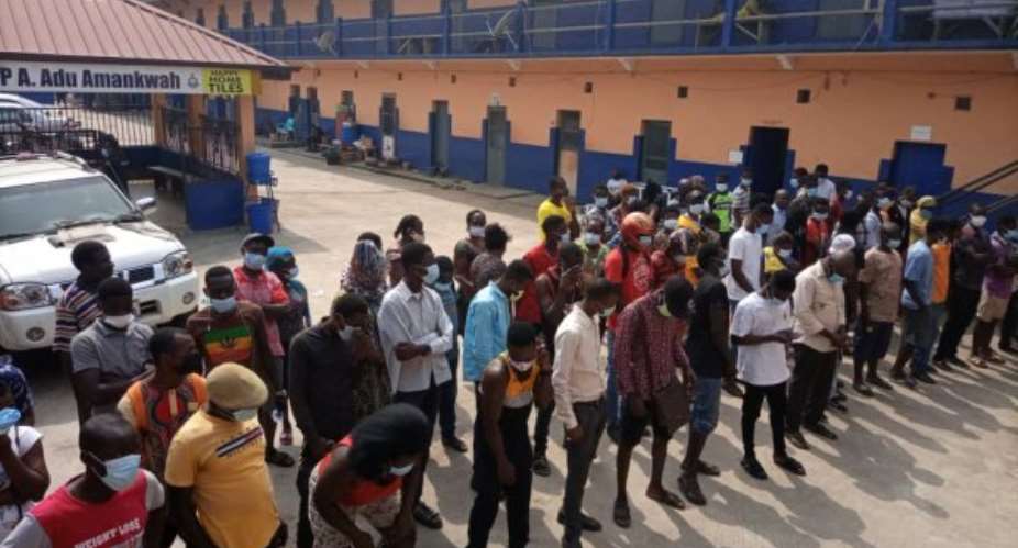 Covid19: 85 people arrested for not wearing nose masks in Koforidua