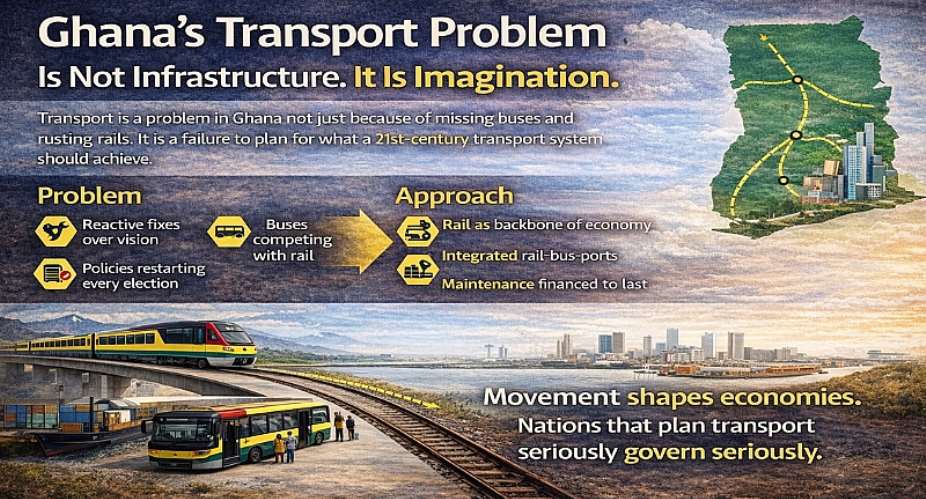 Ghana’s Transport Problem Is Not Infrastructure. It Is Imagination.